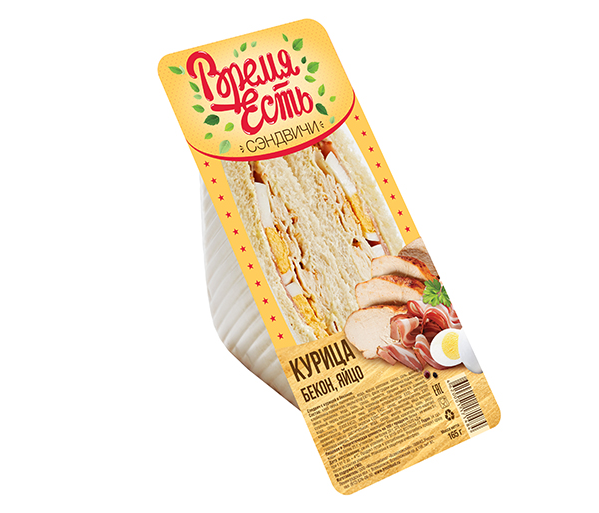 Сэндвич с курицей и беконом «Время есть» Санкт-Петербург - изображение 1