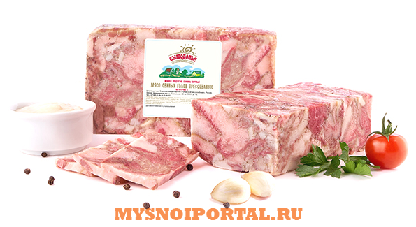 Предлагаем: Мясо свиных голов прессованное Губкин - изображение 1