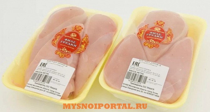 Филе грудки ЦБ б/к б/к монолит, Гост Москва - изображение 1