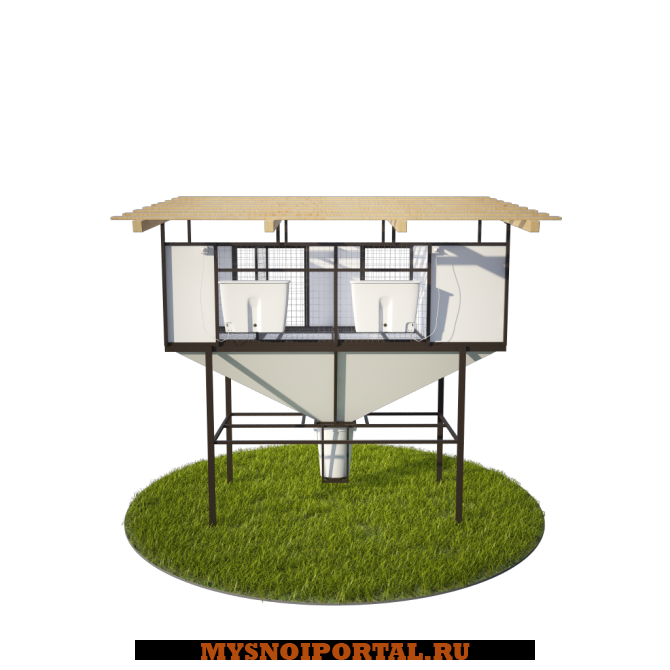 Клетка для кроликов уличная "дачник" Москва - изображение 1