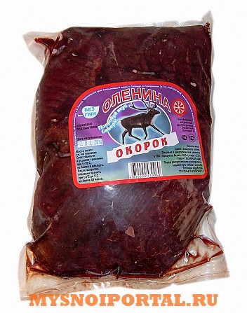 Оленина, окорок б/к, 1-3 кг, "пищепром" Санкт-Петербург - изображение 1