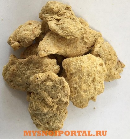 Соевый текстурат (соевое мясо, шницель) Москва - изображение 1