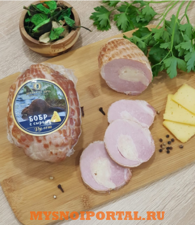Предлагаем: Мясной Рулет «бобр С Сыром» Варёно-копченый Самара - изображение 1