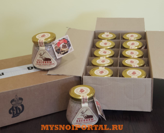 Ящик Риет ИЗ Оленины С Лесными Грибами И Клюквой Самара - изображение 1