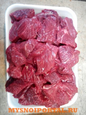 Говядина Гуляш Высший сорт Челябинск - изображение 1