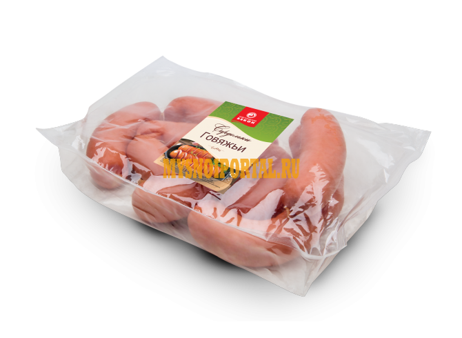 Сардельки «говяжьи» в газ.упак. (1 кг) Великий Новгород - изображение 1