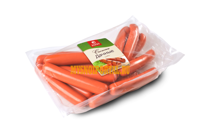 Сосиски «дачные» в газ.ср. ( ср.вес 1 кг.) Великий Новгород - изображение 1