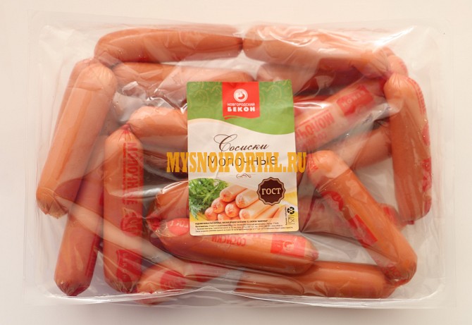 Сосиски «молочные» в газ.упак.(1 кг) Великий Новгород - изображение 1