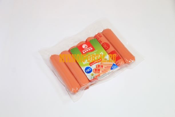 Сосиски «молочные» 350 гр. в/у Великий Новгород - изображение 1