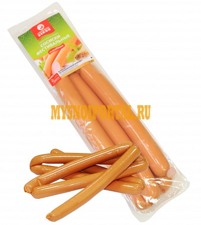 Сосиски «фестивальные» в газ.ср 380 гр Великий Новгород - изображение 1