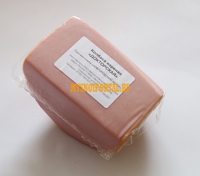 Колбаса Докторская в синюге в/у в т/у пак ср.вес 400 гр Великий Новгород - изображение 1