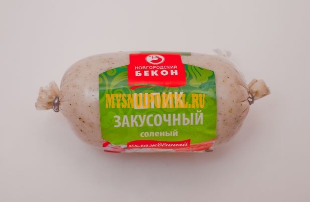 Шпик закусочный соленый 150 г (батон) Великий Новгород - изображение 1