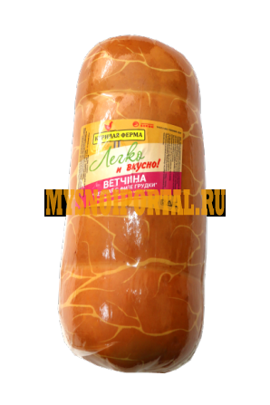 Ветчина «нежная с филе грудки» в син., в т/у пак. (ср.вес 2 Великий Новгород - изображение 1