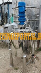 Емкость нержавеющая — реактор, объем — 0, 1 куб.м., рубашка, термос, эл. нагрев, мешалка Москва - изображение 1