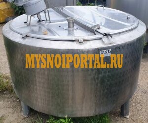 Емкость нержавеющая, объем — 0, 63 куб.м., Опб-600, рубашка, термос, мешалка Москва - изображение 1