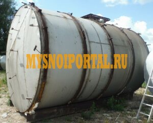 Емкость нержавеющая, объем -40 куб.м., горизонтальная Москва - изображение 1