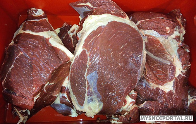 Продаю Тазобедренная часть говяжья ПРОИЗВОДИТЕЛЬ ГОВЯДИНЫ, ГОСТ, б/к, зам, в Барнауле Барнаул - изображение 1