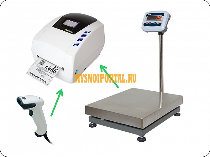 Принтер SBARCO T4+ для работы с весами Москва - изображение 1