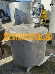 Емкость нержавеющая, объем — 0, 28 куб. м., мешалка , рубашка инв 769 Москва - изображение 1