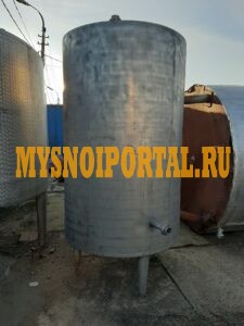 Емкость нержавеющая, объем — 2 куб. м., вертикальная инв 635 Москва - изображение 1