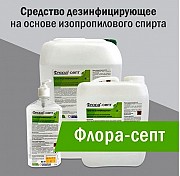 Антисептик для рук (дезинфицирующее средство)-Флора-септ Воронеж