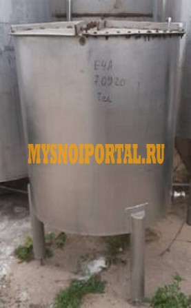 Емкости нержавеющие, объем — 0, 6 куб.м., вертикальные Москва - изображение 1