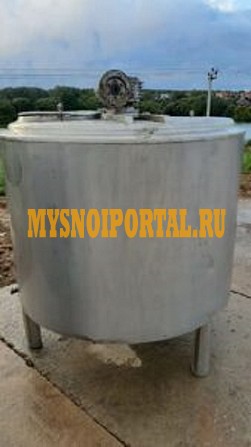 Емкость нержавеющая, объем — 1 куб.м., вертикальная, термос, мешалка Москва - изображение 1