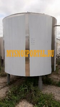 Емкость нержавеющая, объем — 6, 3 куб.м., рубашка, термос, мешалка, инв 1537 Москва - изображение 1