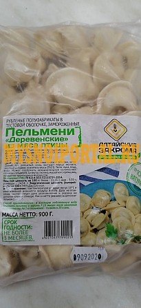 Продаю Пельмени "Деревенские", ООО "Новоеловская птицефабрика", РФ, от 20 кг, в Тальменке Тальменка - изображение 1
