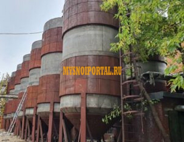 Емкости нержавеющие ЦКТ, объем -50 куб.м., вертикальные, рубашка Москва - изображение 1