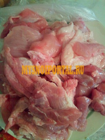 Обрезь индейки, набор для тушения, рагу по домашнему из индейки Челябинск - изображение 1