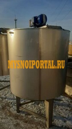 Емкости нержавеющие, , объем — 1 куб.м. рубашка, термос, мешалка Москва - изображение 1