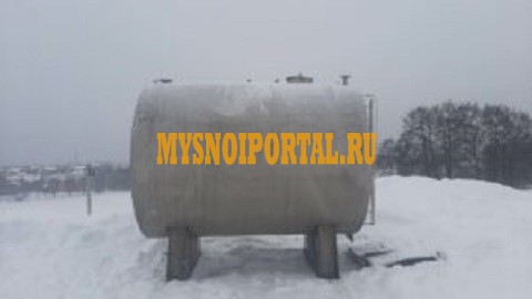 Емкость нержавеющая, объем -13 куб.м., горизонтальная инв 1419 Москва - изображение 1