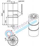 18000 литров пластиковая вертикальная емкость доставка из г.Мытищи