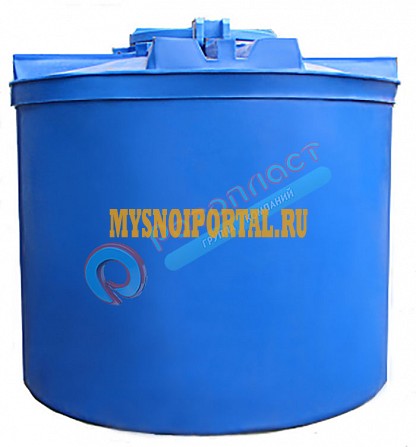 Емкость 7000 литров пластиковая с люком Мытищи - изображение 1