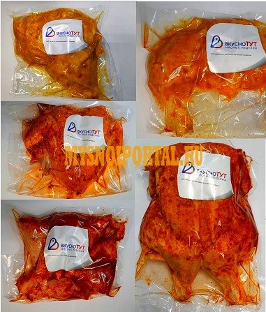 Продаю Другие мясопродукты "Готовый полуфабрикат из курицы в в/у в пакете для запекания", Вкуснотут, РФ, от 20 кг, от 100 кг, в Санкт-Петерб Санкт-Петербург - изображение 1