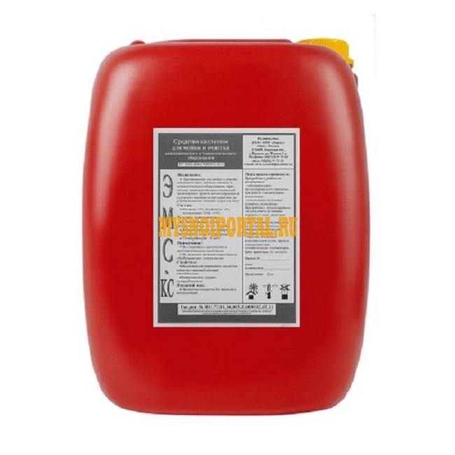 "ЭМС-КС" - кислотное низкопенное средство для мойки пищевого оборудования и доильных аппаратов Торжок - изображение 1