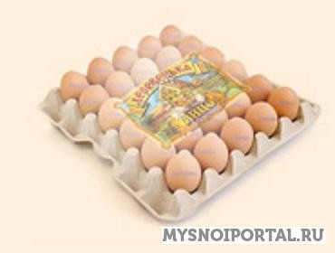 Яйцо куриное "Деревенька", контейнер на 30 шт. Лаишево - изображение 1
