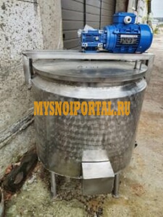 Емкость нержавеющая, объем — 0, 1 куб.м., рубашка, термос, эл. нагрев, мешалка, инв 597 Москва - изображение 1