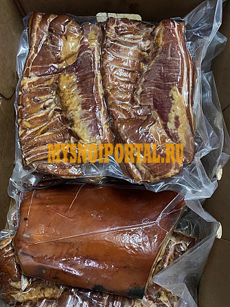 Продаю Деликатесы Грудинка варено-копченая, РФ, от 20 кг, в Москве Москва - изображение 1