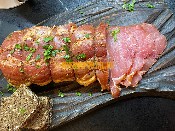 Продаю Деликатесы Карбонад сыровяленый на мягкой шкурке, РФ, от 20 кг, в Москве Москва - изображение 1