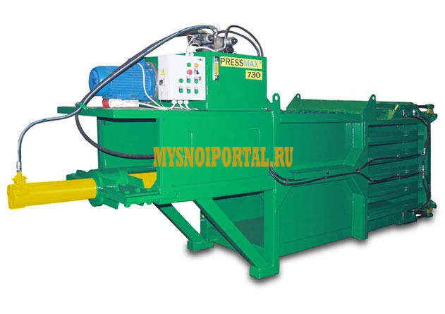 Пресс для макулатуры, картона, полиэтилена, ПЭТ-бутылок PRESSMAX 730 Екатеринбург - изображение 1