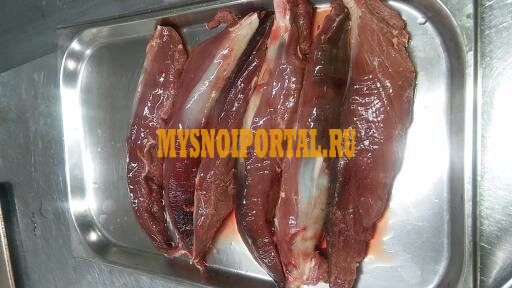 Вырезка оленины ГОСТ, б/к, зам, в Красноярске Красноярск - изображение 1