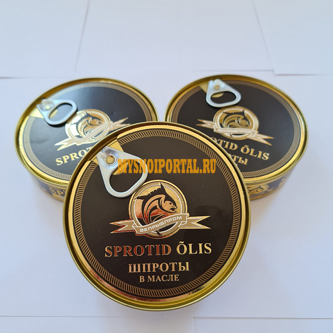 Продаю: Консервы рыбные Шпроты от ООО "Велрыбпром", в Великих Луках Великие Луки - изображение 1