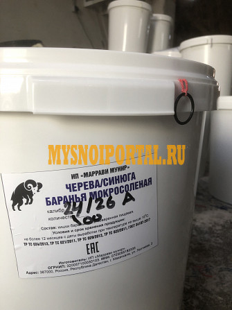 Продаю Баранья черева 22-24 м оптом в Махачкале Махачкала - изображение 1