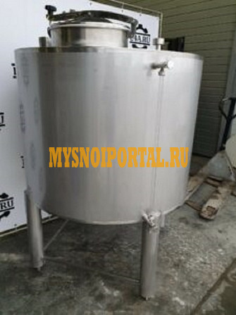 Емкость нержавеющая, новая, объем — 1 куб.м., вертикальная Москва - изображение 1