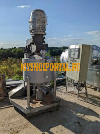 Котёл плавитель — измельчитель, объем — 0, 25 куб.м., рубашка, две мешалки, инв 2086 Москва - изображение 1