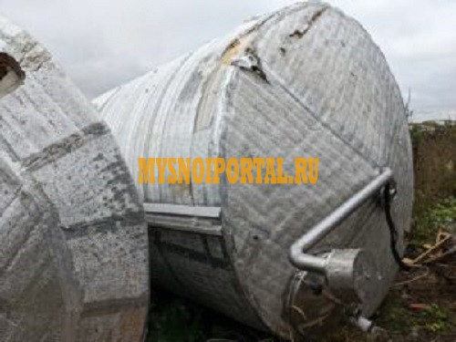 Емкость нержавеющая, объем -12 куб.м., вертикальная, инв 1809 Москва - изображение 1