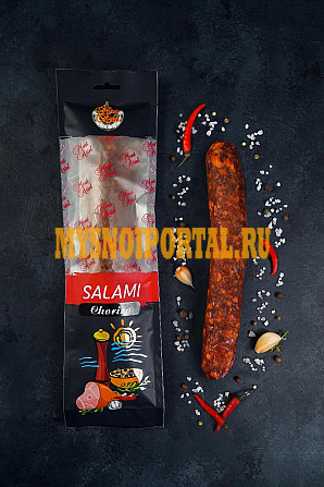 Салями Чоризо Salame Chorizo свиная сыровяленая колбаса оптом Ростов-на-Дону - изображение 1