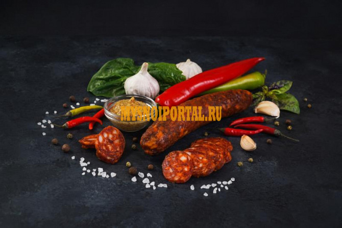 Салями Пепперони Salame Pepperoni свиная сыровяленая колбаса оптом Ростов-на-Дону - изображение 1